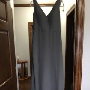 Steel grey size 12 lalamira bridesmaid dress